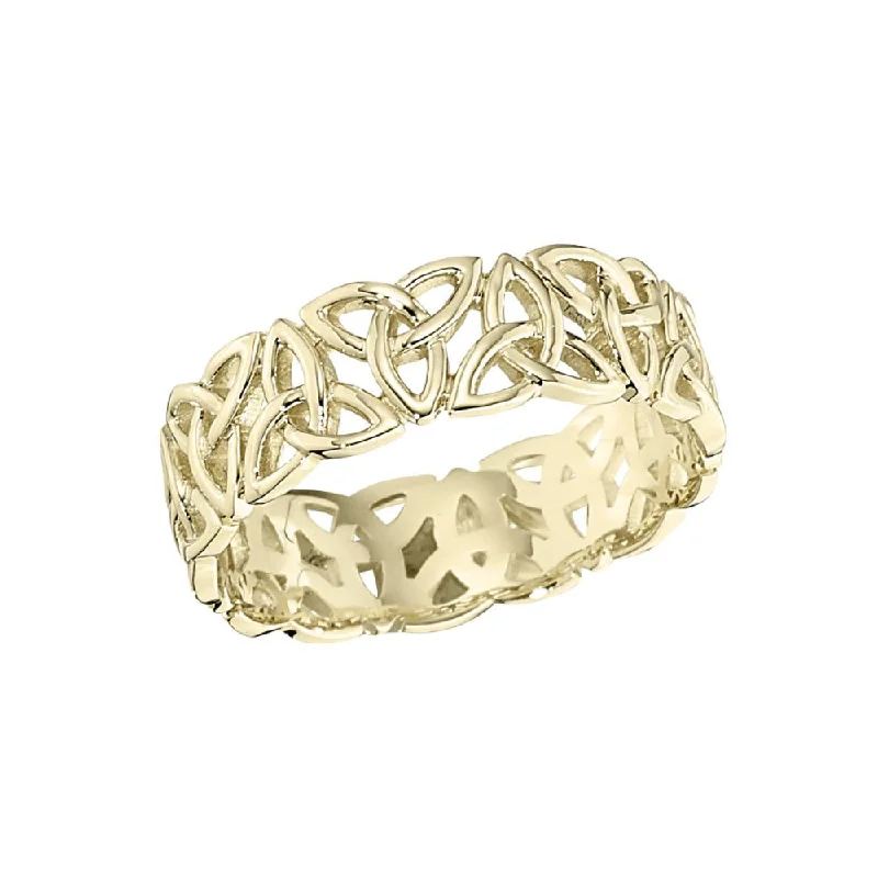 14k Celtic Triquetra Knot Band