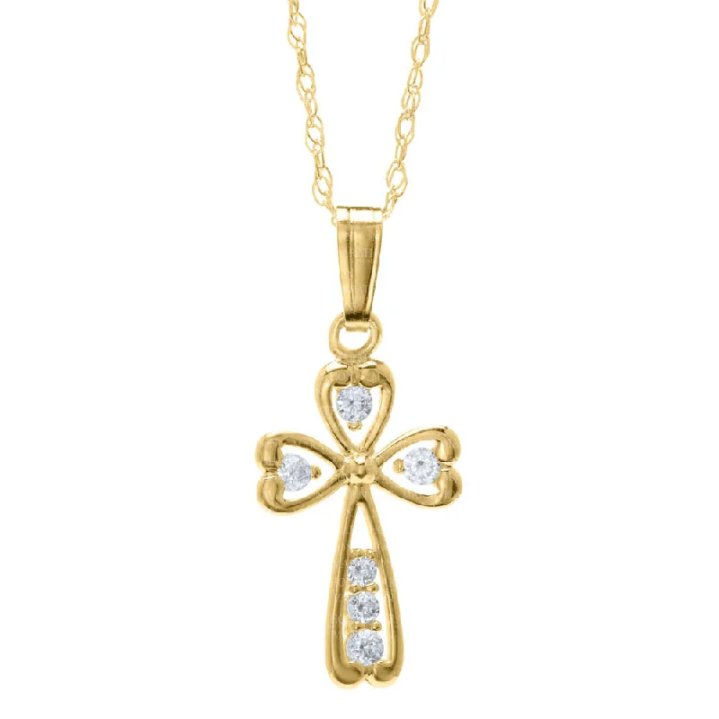 14y Children's Cross Pendant Necklace