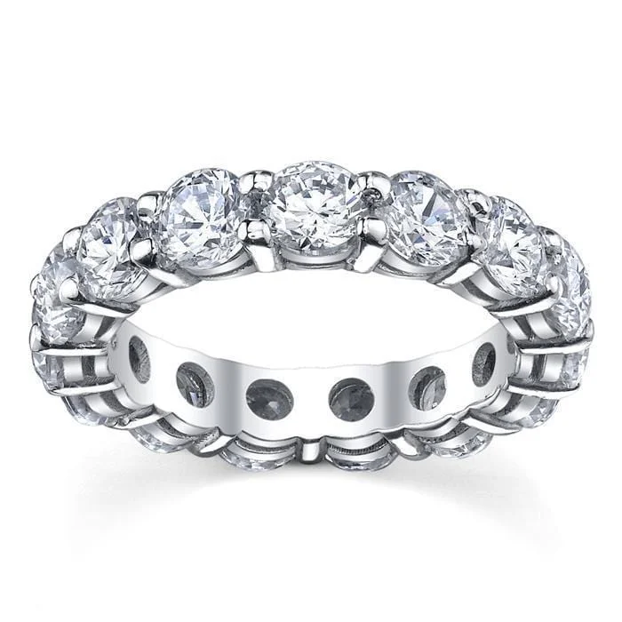 5.00 cttw Round Shared Prong Diamond Eternity Band