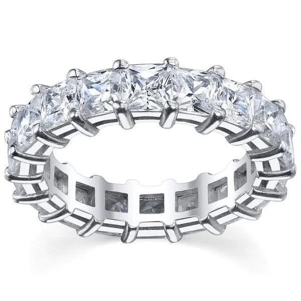 7.00cttw Princess Shared Prong Diamond Eternity Band