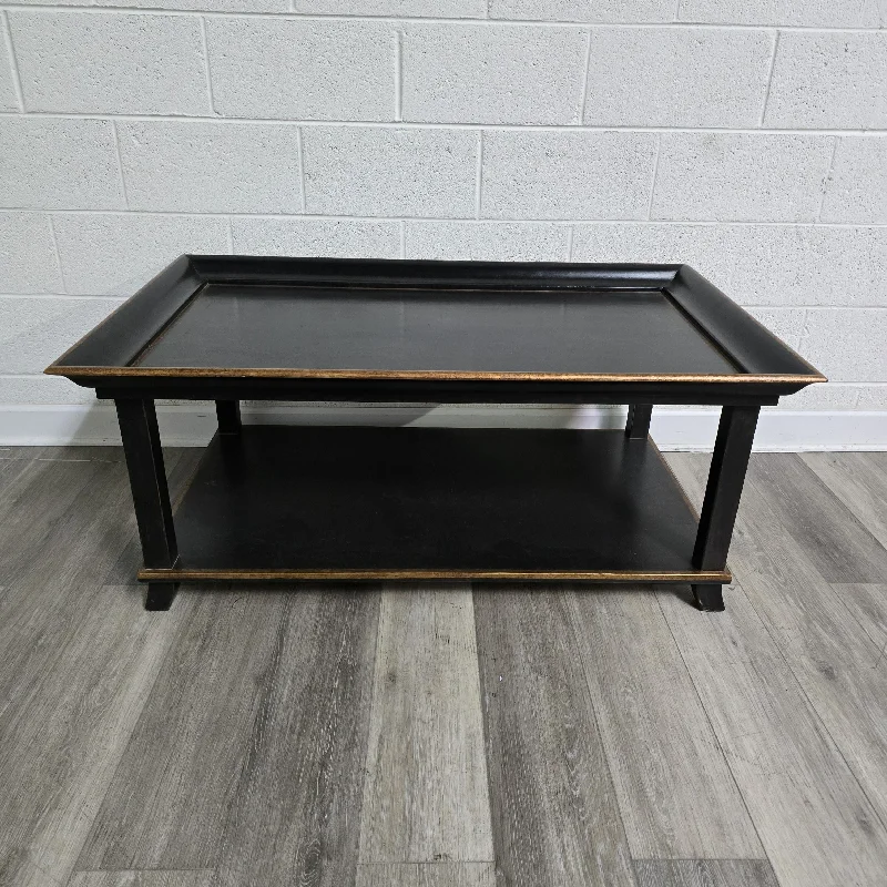 Black and Gold Coffee Table