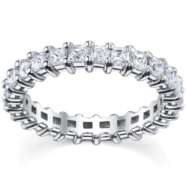 3.00cttw Princess Shared Prong Diamond Eternity Band