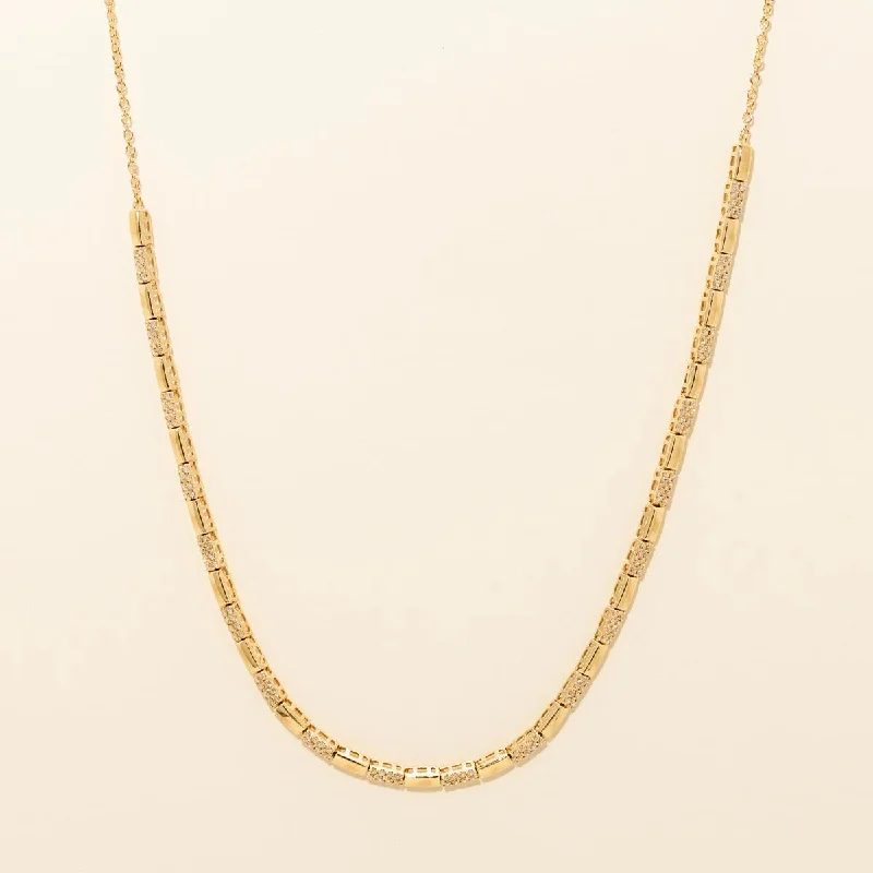 Diamond Fashion Necklace in 14kt Yellow Gold (3/4ct tw)