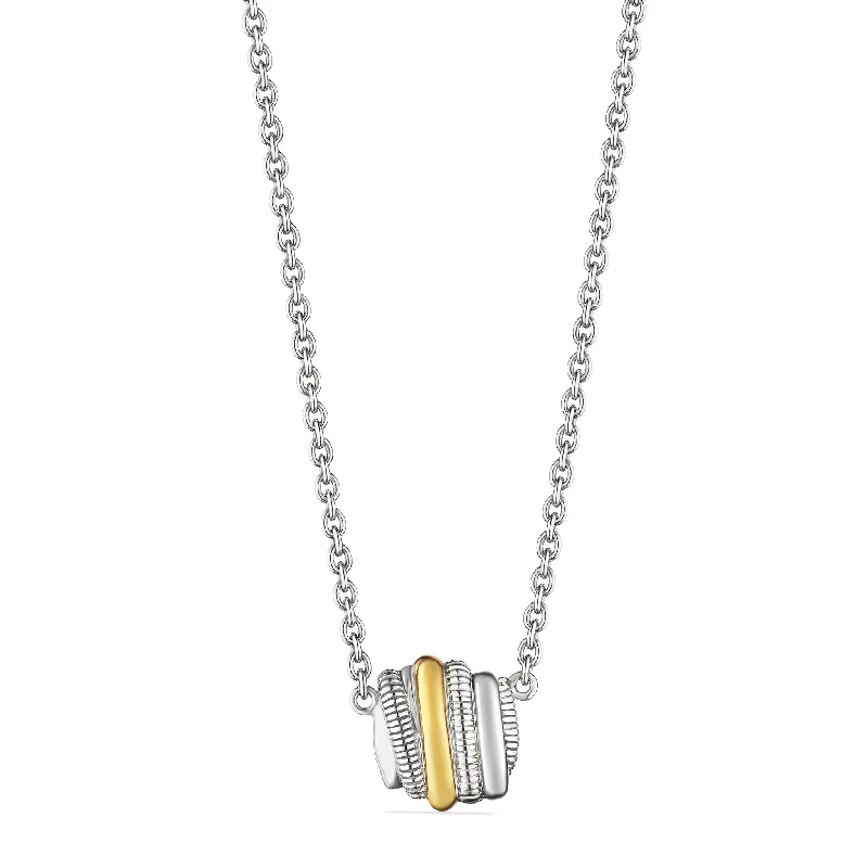 Eternity Highway Necklace with 18K Gold