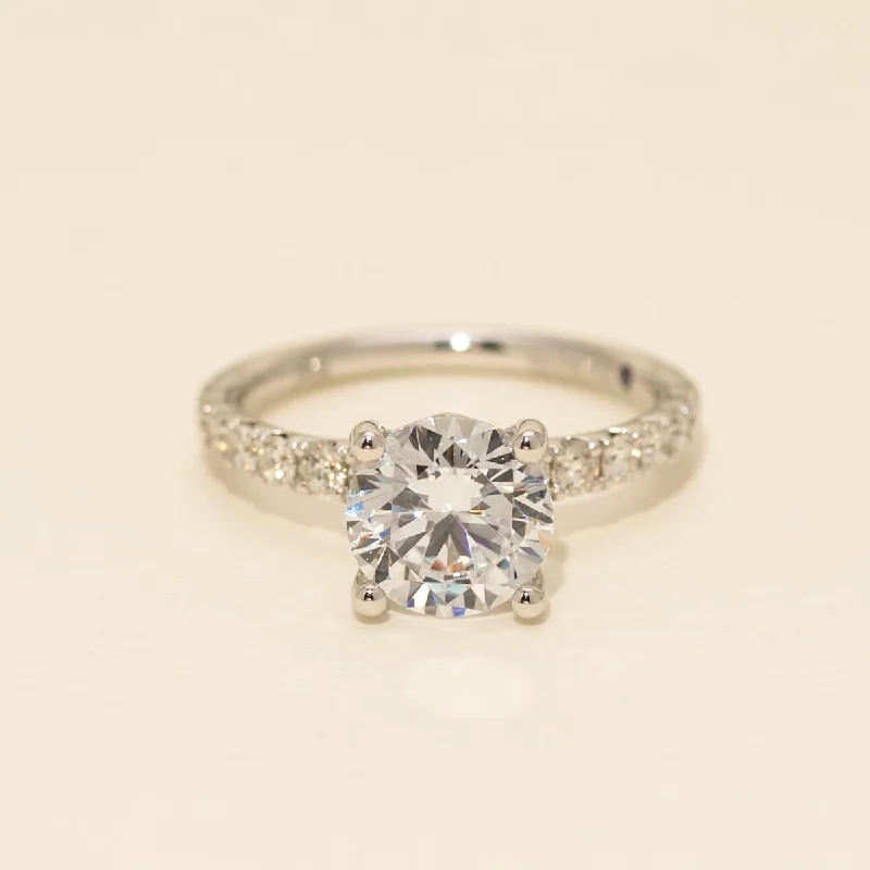 Fana Classic Diamond Engagement Setting in 14kt White Gold (1ct tw)