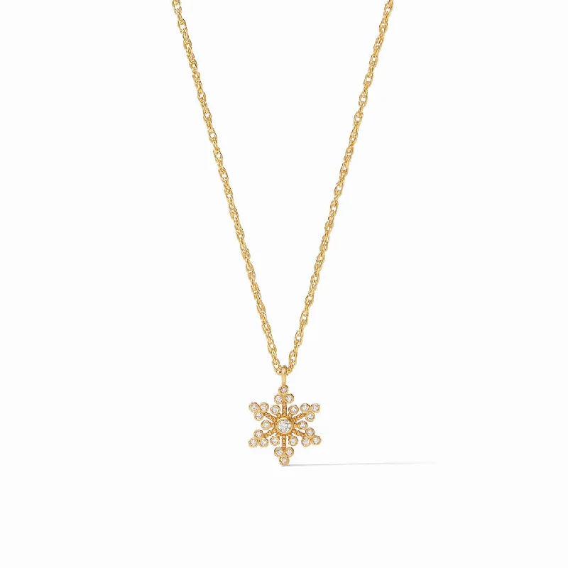 Julie Vos Noel Star Solitaire Necklace