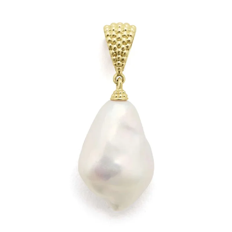 Lagos Luna Baroque Pearl Pendant