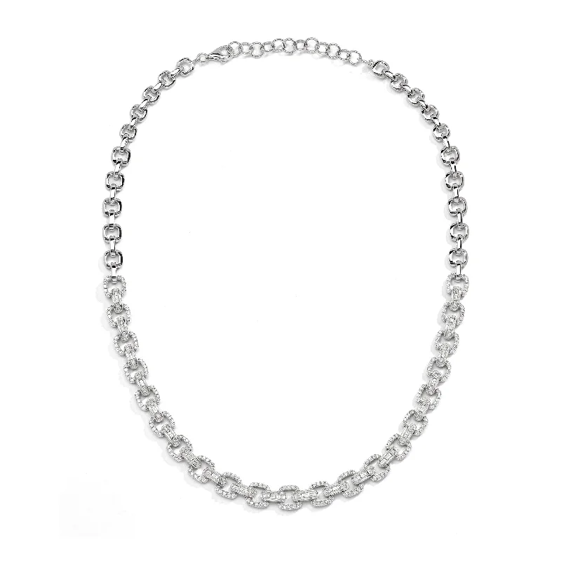 Linq Baguette  Necklace