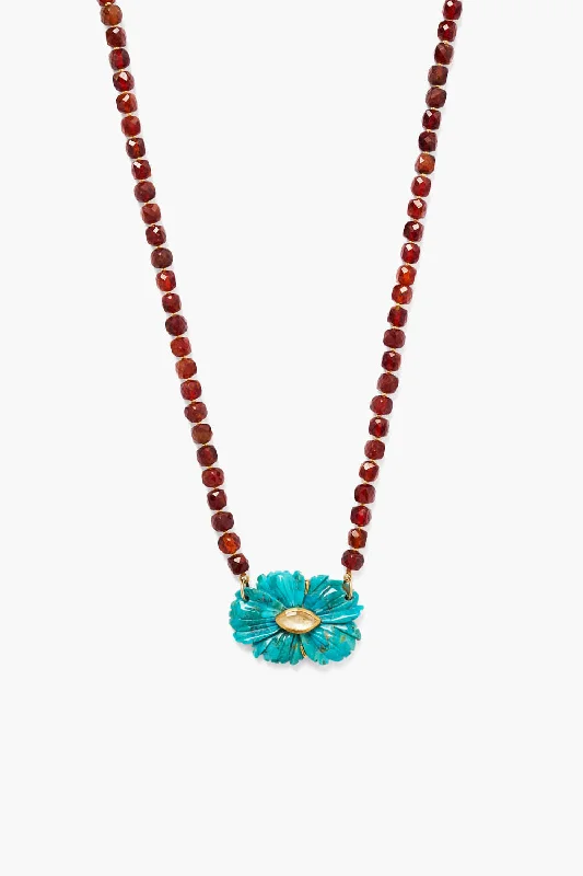 Magnolia Necklace Turquoise Mix