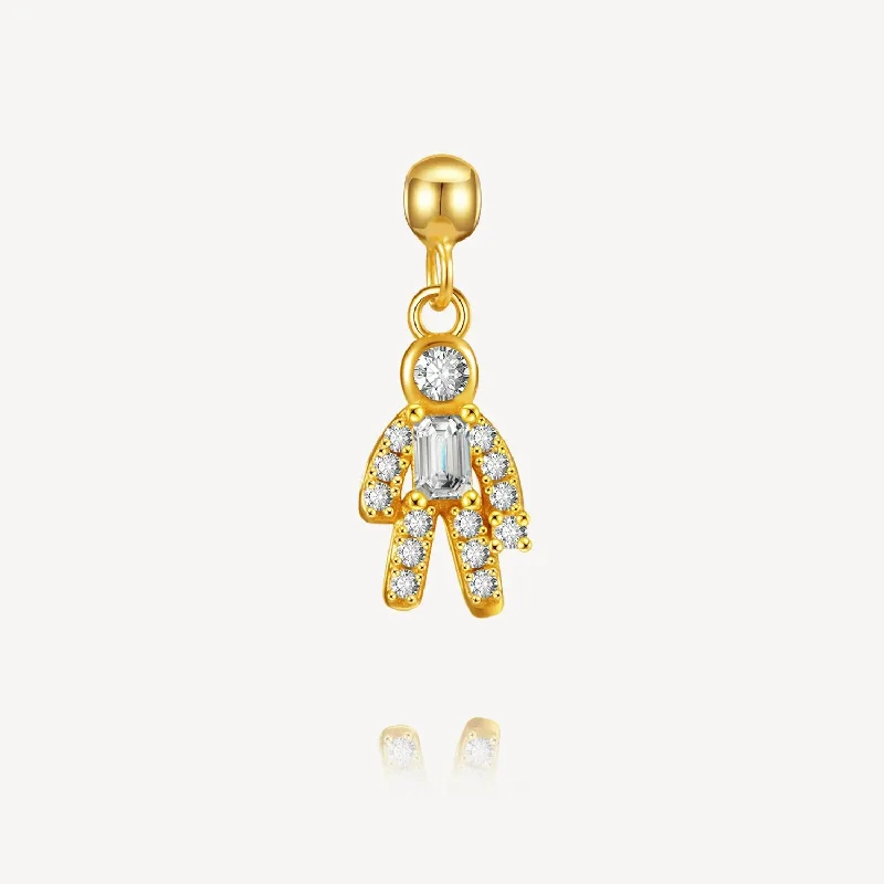 Assorted Shaped Charm - Mini Gent