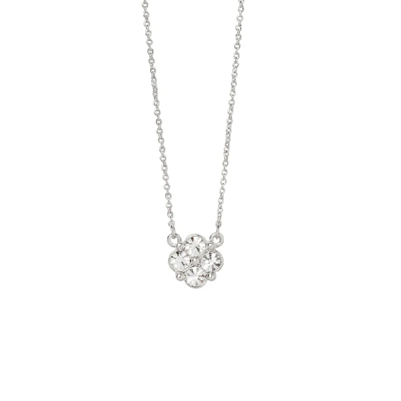 Spartina Sea La Vie Blessed Crystal Clover Necklace