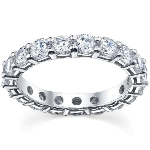 3.00 cttw Round Shared Prong Diamond Eternity Band