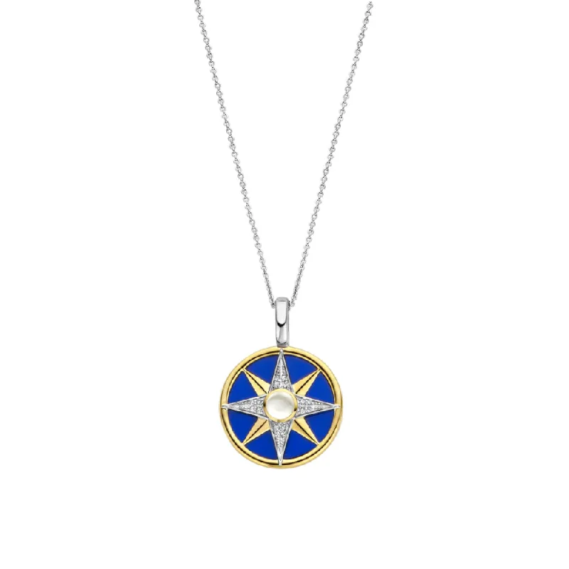 Ti Sento Blue Lapis Starry Pendant Necklace