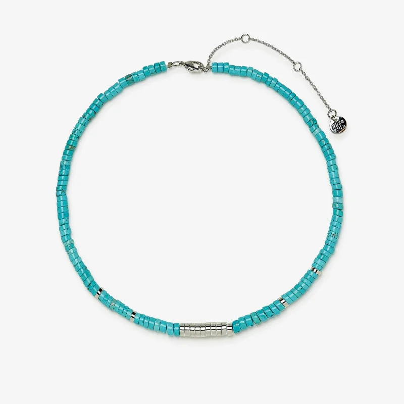 Turquoise Bead Choker