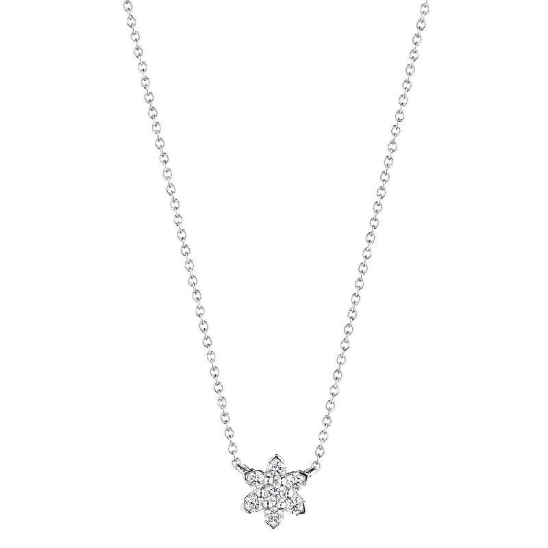 Verragio 18k Gold Mini Star Diamond Pendant Necklace