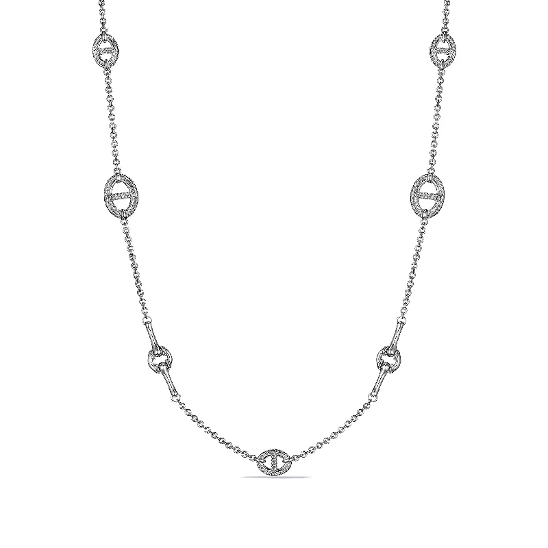 Vienna Long Multi Link Station Necklace