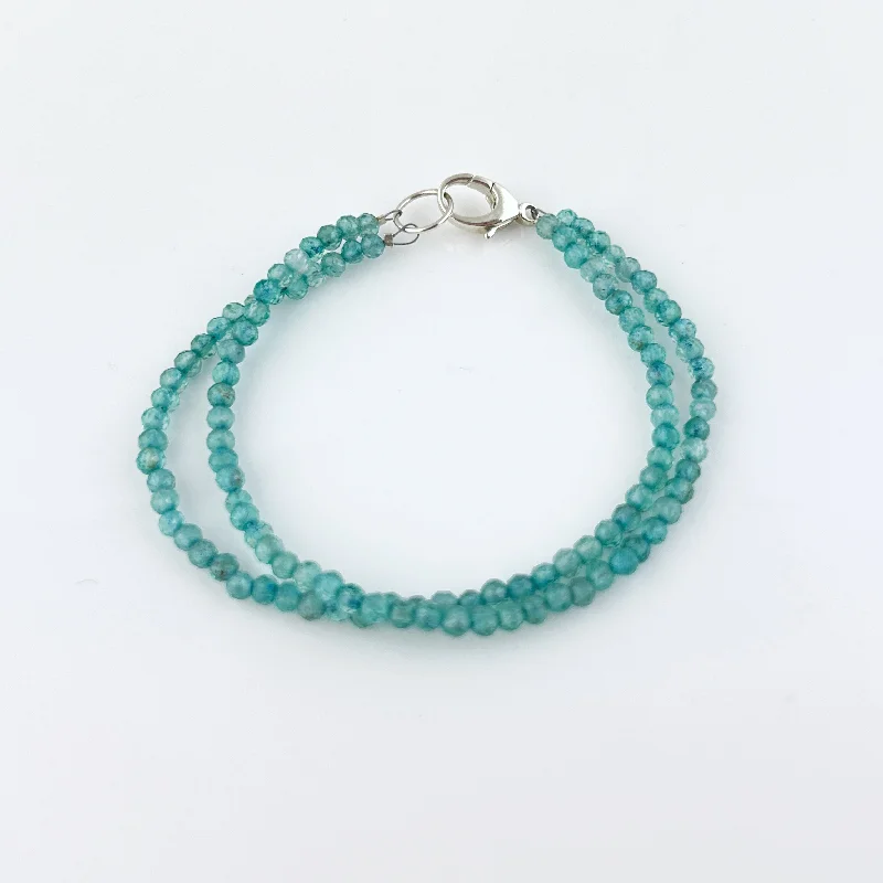 Double Strand Apatite Bead Bracelet