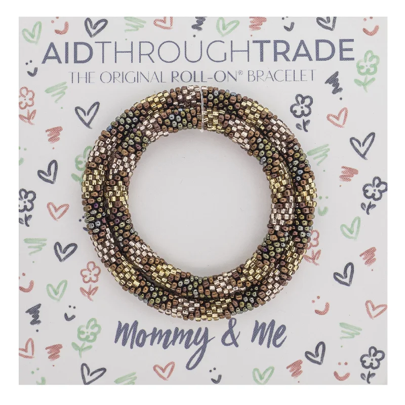 Mommy & Me Roll-On® Bracelets <br> Brown Sugar