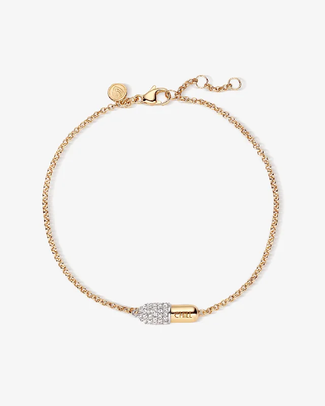 Chill Pill Pavé Bracelet