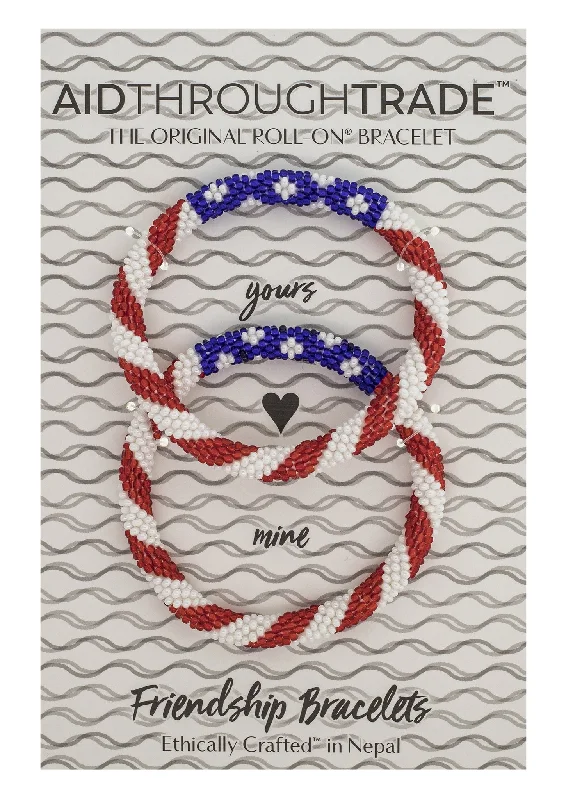 Roll-On® Friendship Bracelets <br> Stars & Stripes