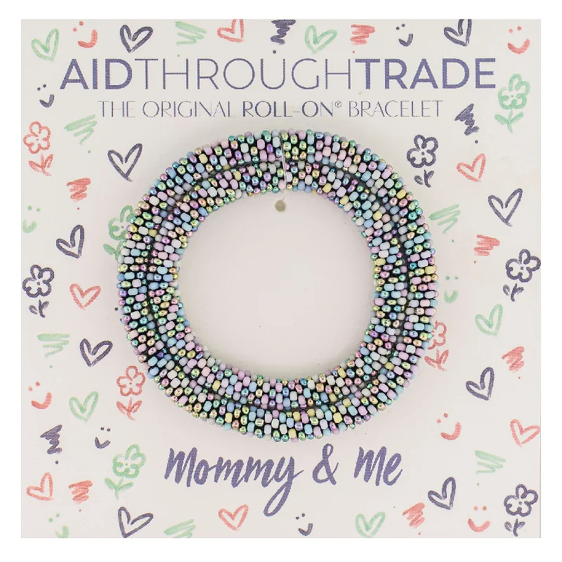 *NEW* Mommy & Me Roll-On® Bracelets <br> Pastel Moon