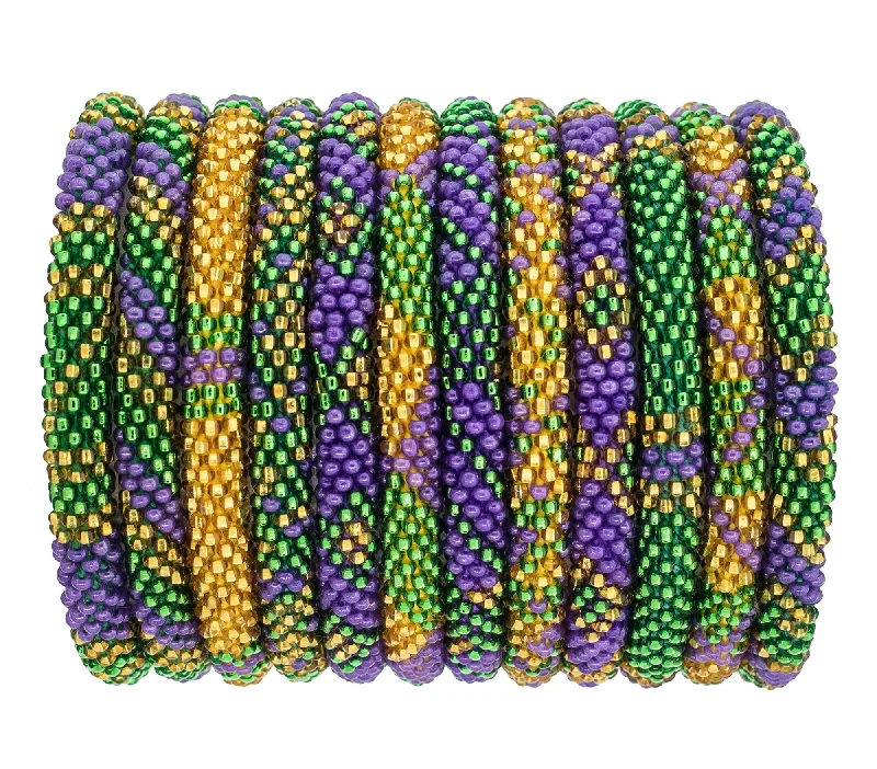 Roll-On® Bracelets <br> Mardi Gras