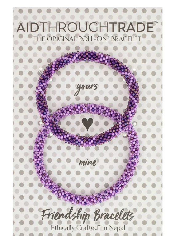 Roll-On® Friendship Bracelets <br> Amethyst