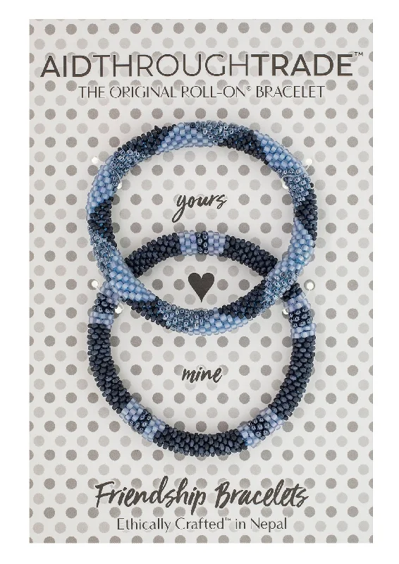 Roll-On® Friendship Bracelets <br> Midnight Blue