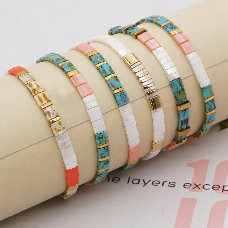 Wholesale Bohemian Tila Beads  Bracelet