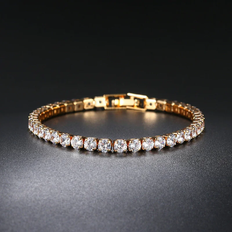 Wholesale Copper Inlaid Zircon Bracelets