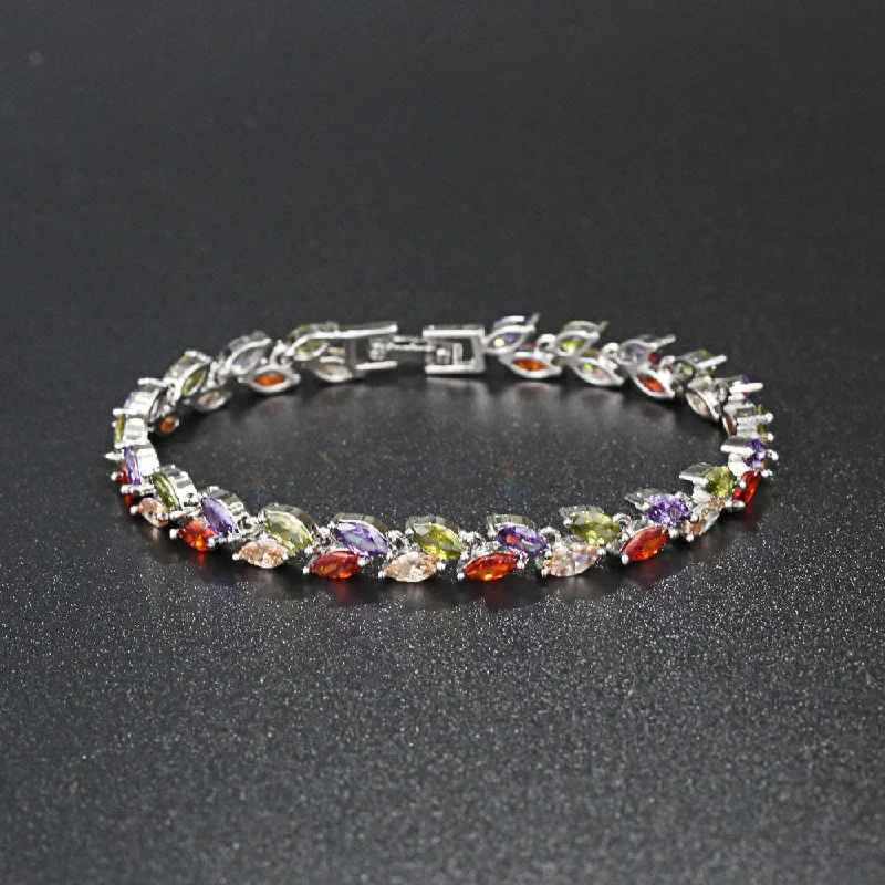 Wholesale Crystal Copper Zircon Alloy Bracelet