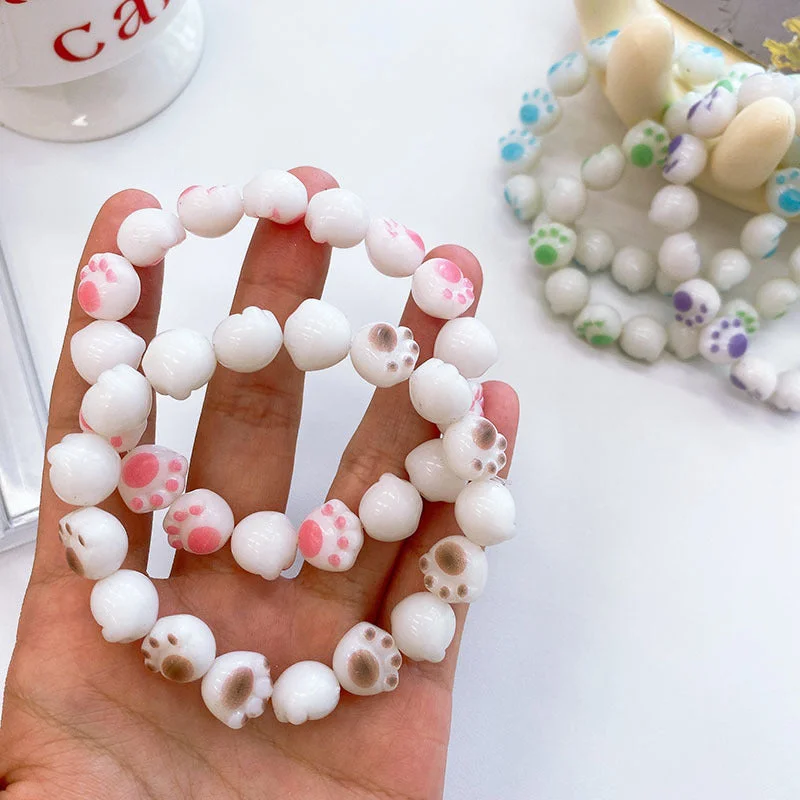 Wholesale Cute Cat Claw Resin Bracelet