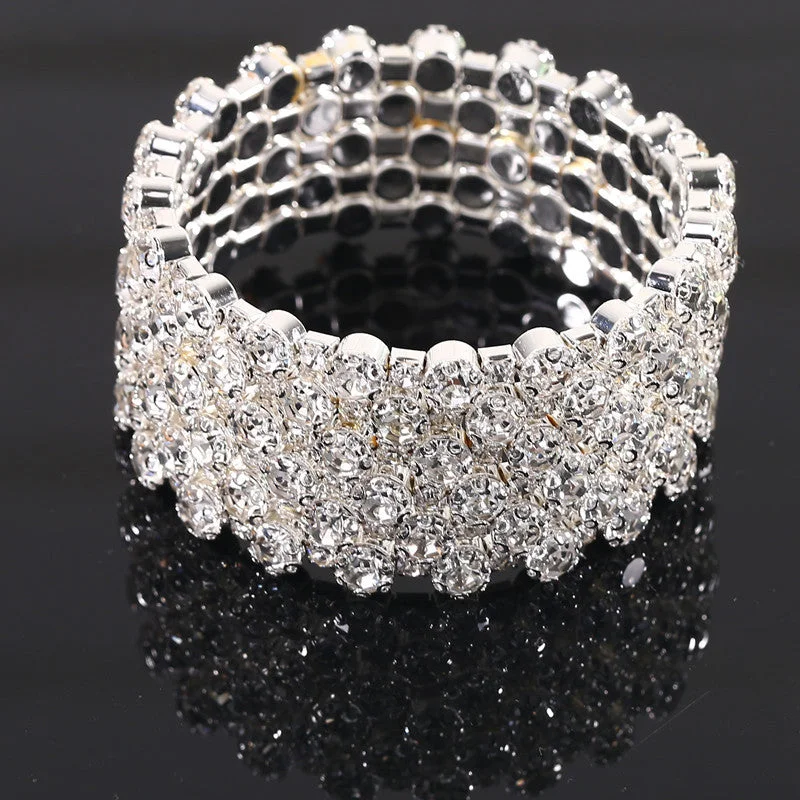 Wholesale Multi-layer Wrapped Zircon Bracelets