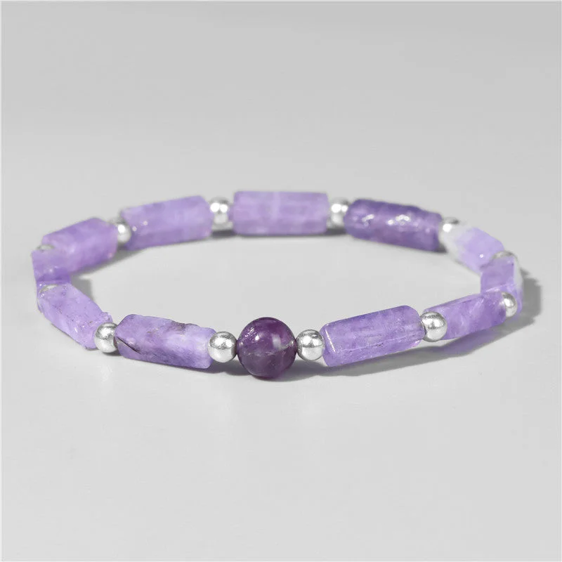 Wholesale Natural Amethyst Beads Bracelet